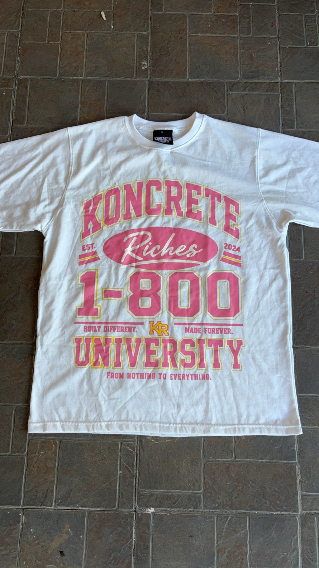 Koncrete Riches Pink Shirt 1800 University