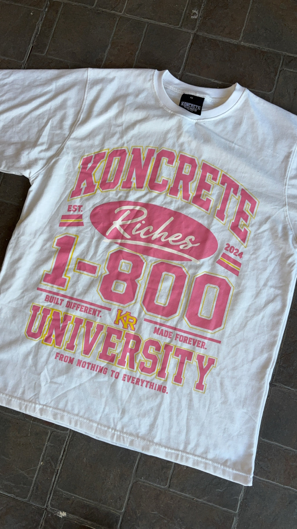 Koncrete Riches Pink Shirt 1800 University