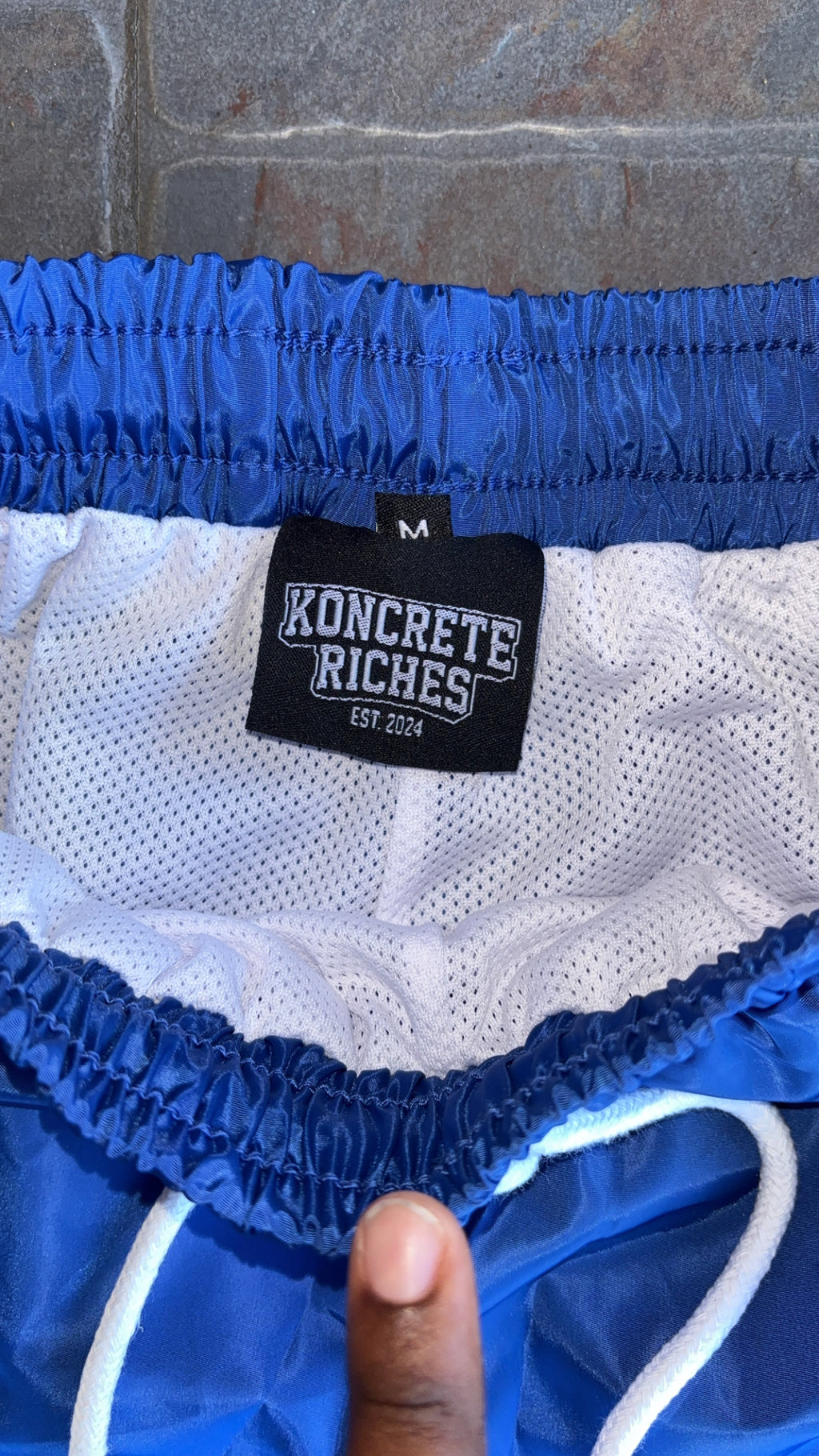 Koncrete Riches Blue Shorts 1800 University